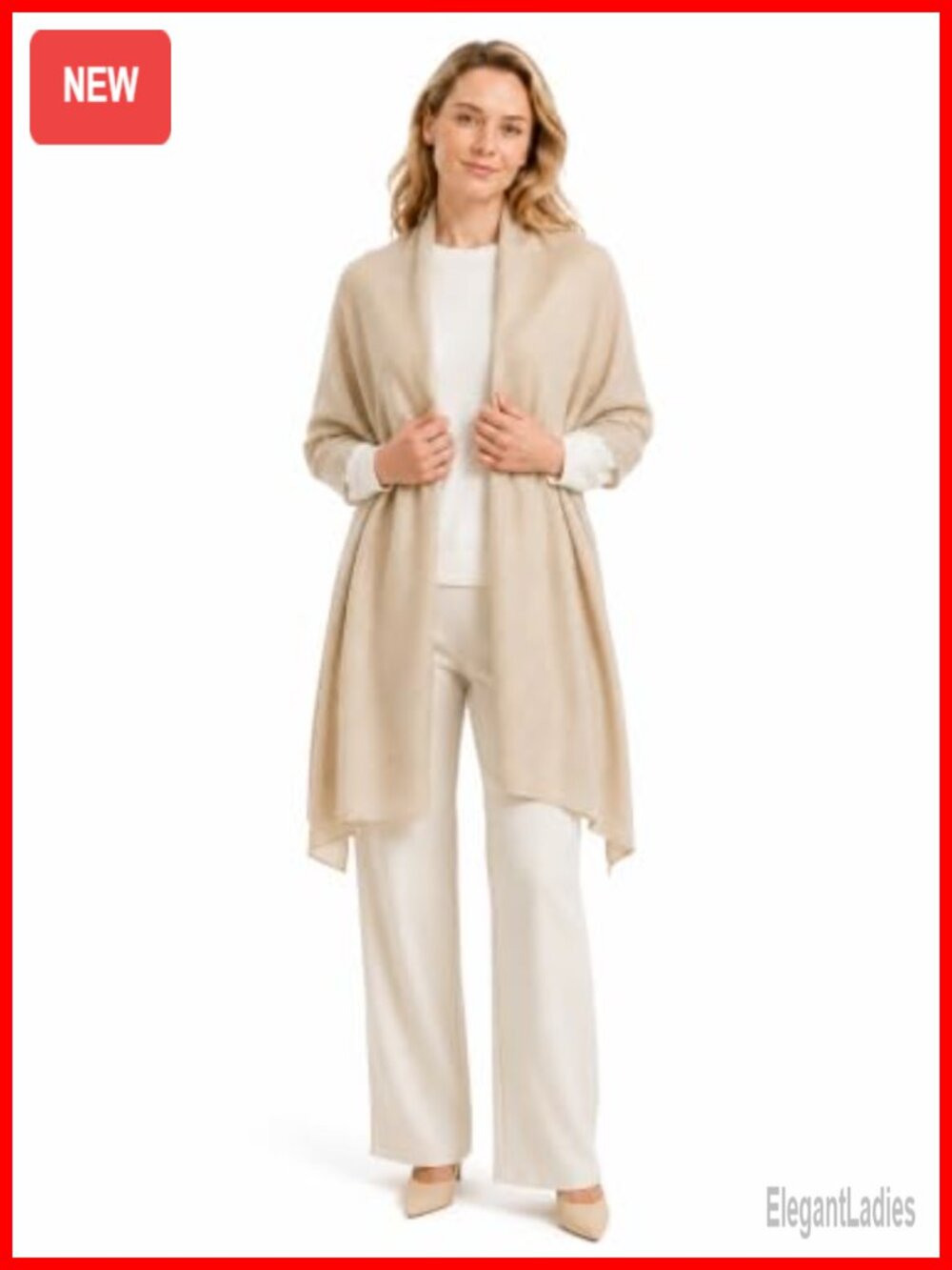 100% Cashmere Shawl Wrap Lightweight Wedding Scarf